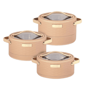 Jaypee Luxura Klass Casserole Set |  3 Piece | Multicolor