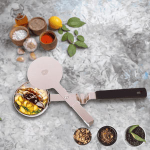 LLM Stainless Steel Tadka Pan with Lid | 270ml | Silver