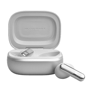 JBL Live Beam 4 True Adaptive Noise Cancelling Earbuds | Silver | JBLLIVEBEAM4SIL