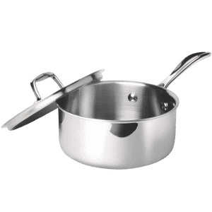 Milton Pro Cook Triply Sauce Pan with Lid | 18 cm