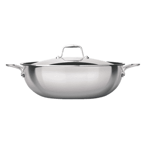 Milton Pro Cook Triply Kadai with Lid | Stainless Steel | 28 Cm