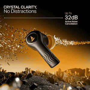 boAt Nirvana Crystl ANC TWS EarBuds | Yellow Pop