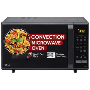 LG Convection Microwave Oven | Steam Clean and Stainless Steel Cavity | 28 L | Black | MC2846BV DBKQILN