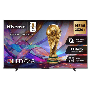 Hisense 4K Ultra HD Smart QLED Dolby Vision TV | 215 Cm ( 85 Inch ) | Black | 85Q6S