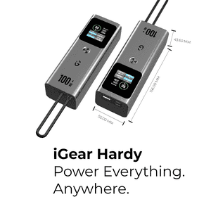 iGear Hardy Power Bank | Fast and Safe Charging | 20000 Mah | 100 W