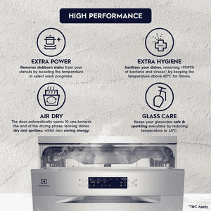 Electrolux Free Standing Dishwasher | 14 Place Settings | ESM48310SX