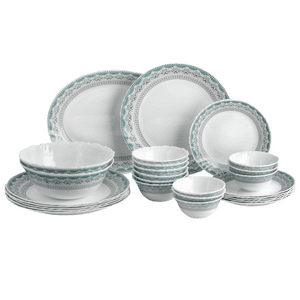 Cello Imperial Plus Dinner Set | 27 Piece | White