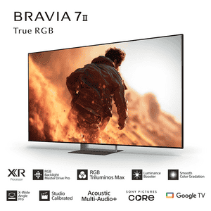 Sony BRAVIA 7II True RGB Series 4K Ultra HD LED Google Smart TV | 165 Cm ( 65 Inch ) | Black | K-65XR70M2