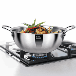 Milton Triply Deep Kadhai With Lid | 28 cm
