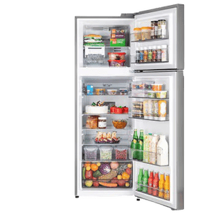 LG Double Door Refrigerator | Smart Inverter Compressor | 343 L | 1 Star | Shiny Steel | GLT3416NFDS