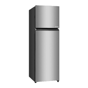 Haier Frost Free Double Door Refrigerator | 268 L | 2 Star | Steel | HRF-3182IBNSA-P