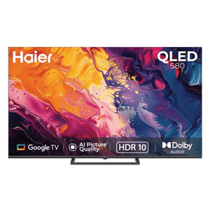 Haier 4K Ultra HD QLED Smart Google TV | 165 Cm ( 55 Inch ) | Black | H55S80GUX