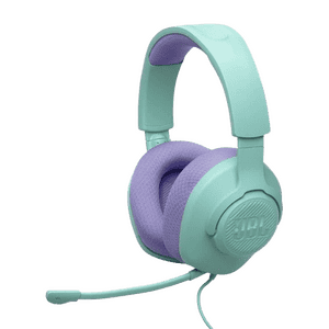 JBL Quantum 100M2 Wired Over Ear Gaming Headphone With Mic | Cyan | JBLQTUM100M2CYN