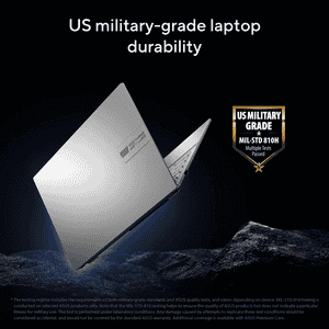 Asus Vivobook Go 15 Thin and Light Laptop | AMD Ryzen 5 40 | 16 GB | 512 GB | Windows 11 Home | Cool Silver | E1504FA-IN2816WS