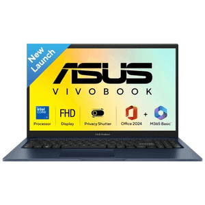 ASUS Vivobook 15 Laptop | Intel Core 5 120U | 16GB | 512GB | Quiet Blue | X1504VAP-IN009WS