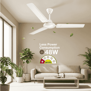 Havells REO Vaayu Ceiling Fan | 1200mm | Elegant White
