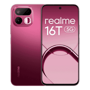 Realme 16T 5G Smartphone | 8 GB | 256 GB | Starlight Red | RMX5268
