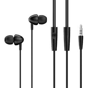 boAt BassHeads 210 Wired Earphone | Active Black