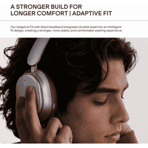 boAt Rockerz Plus 440 Wireless Headphone | Pebble Black