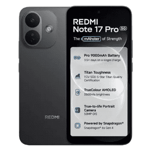 Redmi Note 17 Pro 5G | 8 GB | 128 GB | Stealth Black
