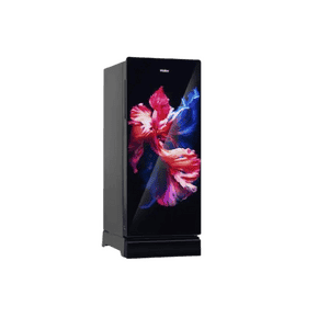Haier Single Door Refrigerator | 190 L | 5 Star | Wave Glass | HRD-2115PWGA-N