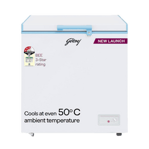 Godrej Single Door Convertible Deep Freezer | 207 L | 3 Star | White | DH ESNCH 230C 1HCGP RW