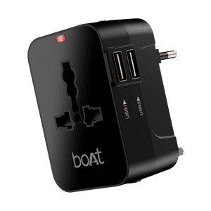 boAt C10 5 in 1 Universal Travel Adapter | Carbon Black