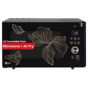 LG Convertible Microwave Oven with Air Fry | Charcoal Lighting Heater | 28 L | Black | MJEN286UGWF