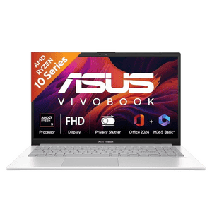 ASUS Vivobook Go 15 Thin and Light Laptop | AMD Ryzen 5 40 | 16 GB | 512 GB | Windows 11 Home | Cool Silver | E1504FA-BQ2113WS