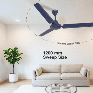 Havells REO Vaayu Ceiling Fan | 1200mm | Matt Blue