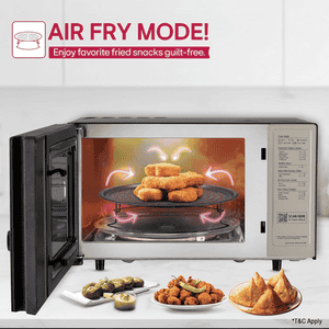 LG Convertible Microwave Oven with Air Fry | Charcoal Lighting Heater | 28 L | Black | MJEN286UGWF
