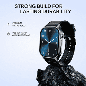 boAt Ultima Vogue 2 Amoled Square Calling Smart Watch | Active Black