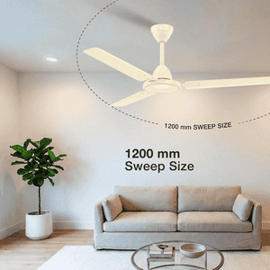 Havells REO Vaayu Ceiling Fan | 1200mm | Bianco