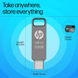 HP 886C USB 3.2 Otg Flash Drive New | 128 GB
