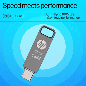 HP 886C USB 3.2 Otg Flash Drive New | 128 GB