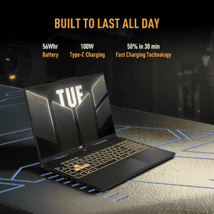 Asus TUF F16 Gaming Laptop | Intel Core 5 205H | 16 GB | 512 GB | Windows 11 Home | Mecha Gray | FX607VJR-TU325WS