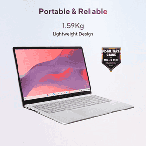 Asus ChromeBook Laptop | Intel Processor N50 | 8 GB | 128 GB eMMC | ChromeOS | Grey | CX1505CTA-S70293