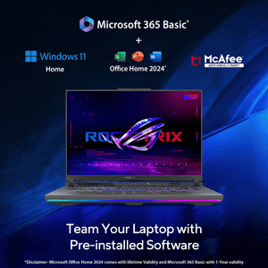 ASUS ROG Strix G16 Gaming Laptop | AMD Ryzen 9 8940HX | 16 GB | 1 TB | Windows 11 Home | Eclipse Gray | G614PM-TS219WS