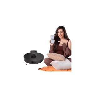 Eureka Forbes Smartclean with Home Mapping Dyno Robotic Vacuum Cleaner | Black