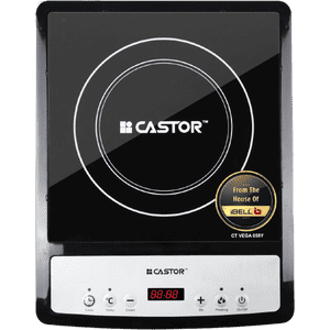 Castor VEGA Induction Cooktop | 2000 W | Push Button | Black | CTVEGA058Y