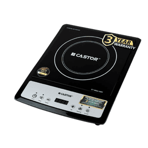 Castor VEGA Induction Cooktop | 2000 W | Push Button | Black | CTVEGA058Y