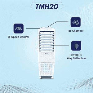 BAJAJ 20 L Tower Air Cooler TMH20 480110 | White
