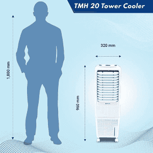 BAJAJ 20 L Tower Air Cooler TMH20 480110 | White