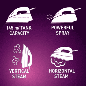 Havells Flare Steam Iron | 1250-Watt  | Purple