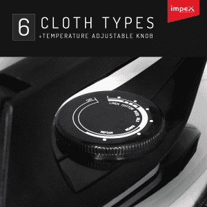 Impex Showy Dry Iron | 750 W | Black