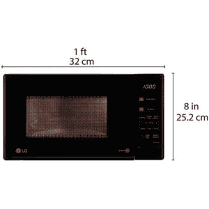 LG Solo Microwave Oven | 20 L | Black | MS2043DB