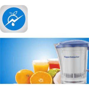 Preethi Blue Leaf Mixer Grinder | 750 W | 4 Jars | White and Blue | MG139