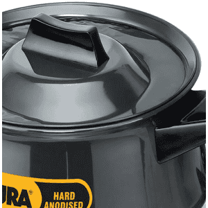 Hawkins Biryani Pot Handi with Lid | 3 L | Black