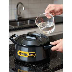 Hawkins Biryani Pot Handi with Lid | 3 L | Black