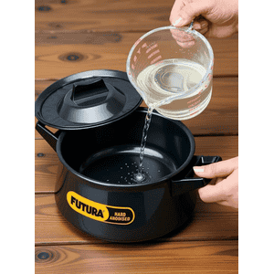 Hawkins Biryani Pot Handi with Lid | 3 L | Black